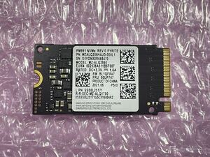 未使用に近い SAMSUNG PM991 MZ-ALQ2560 256GB SSD NVMe 2242 M.2