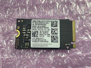 SAMSUNG PM991 MZ-ALQ2560 256GB SSD NVMe 2242 M.2 время использования 1 час 