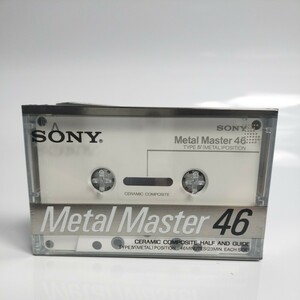 SONY Metal Master46 METAL-MST46 メタルポジション 長期保管品 中古 外装フィルムに破れアリ