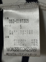 8.美品！パーリーゲイツ 吸水速乾　ストレッチ　モックネック半袖　サイズ5　　　　　　63_画像7