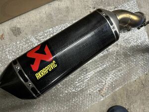 カワサキ ZX10R 2016〜2020年？AKRAPOVIC カーボン スリップオンマフラー アクラポビッチスリップオン JMCAプレート付き 美品です。