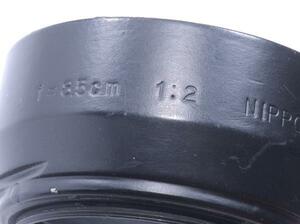 【Y99】レンズフード BK ねじ込み式 ( Nikon f=8.5cm 1:2 NIPPON KOGAKU JAPAN ) ビンテージ