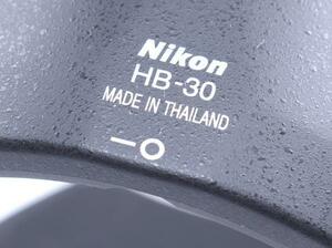 【Y42】Nikon HB-30 フード BK ( for AF Zoom Nikkor ED 28-200mm F3.5-5.6G（IF）)