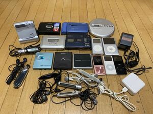 中古 SONY ソニー ウォークマン ポータブルMDプレーヤー MZ-N1、NW-E507、MZ-E707、MZ-E620などまとめ / 動作未確認/現状品/ジャンク