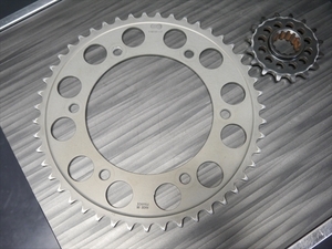 R61404 CBR600RR PC37 latter term race base Full Power after market AFAM duralumin 520 size sprocket rom and rear (before and after) Drive driven SET XAM CBR1000RR