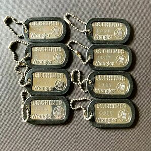 【新品】Wrangler/ラングラー・DogTag×8個・ノベルティ・BLUEBELL・CASEY JONES【稀少品】