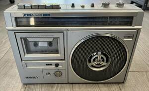 HITACHI Hitachi TRK-5620 Showa Retro radio-cassette radio reception verification 