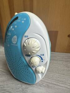 シャワーラジオ SOUND LOOK ブルー SAD-7701 小泉 コイズミ FMラジオ　中古現状品