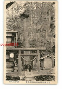 XyI1276●山形 南村山郡高湯温泉場 酢川温泉神社 *傷み有り【絵葉書】