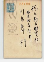 XyJ6522●東京 上野 年賀状アート絵葉書 旅館山下館 エンタイア *傷み有り【絵葉書】_画像2