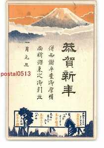 Art hand Auction XyM3091 ● Postal artística de Año Nuevo No. 3079 *Dañada [Postal], antiguo, recopilación, bienes varios, Tarjeta postal