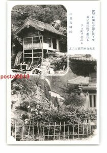 XZH9606●島根？ 沖泊戎神社 恵光寺中門前ぼたん *傷み有り【絵葉書】