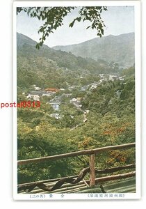 XZJ6859●神奈川 相州湯河原温泉 全景 その2 *傷み有り【絵葉書】