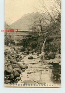 Q8581●静岡 修善寺温泉 菊屋旅館 別館廊下橋【絵葉書】