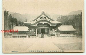 E2001●新潟 彌彦神社 拝殿神饌所伺候所【絵葉書】