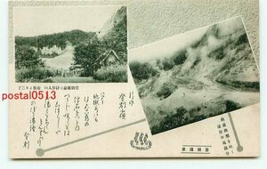 D8454●北海道 登別温泉 地獄谷 入口【絵葉書】