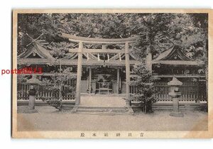 Xs9616●京都 吉田神社 本殿【絵葉書】