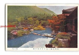 xu1694●福島 岩代熱海温泉 一力ホテル水月園 *傷み有り【絵葉書】