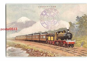 Xw9101●鉄道5000哩祝賀会紀念【絵葉書】