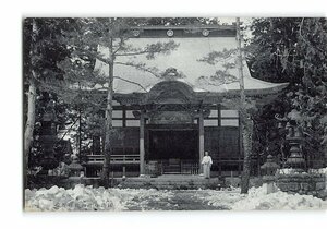 XyE2223●福井 県社篠座神社御拝殿 *傷み有り【絵葉書】