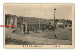 XyG6669●宮城 仙台 東北帝国大学本部全景 *傷み有り【絵葉書】