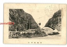 XyG4526●新潟 佐渡鉱山 単線鉄索道 *傷み有り【絵葉書】_画像1