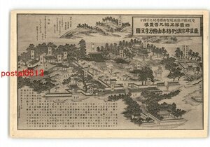 XyP0966●愛媛 真言津宗準別格本山国分寺全図 *傷み有り【絵葉書】