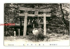 XyO6695●群馬 赤城名勝 大洞赤城神社 *エンタイア *傷み有り【絵葉書】