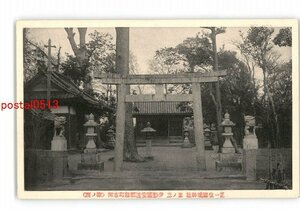 XZJ9396【新規】三重 正一位国魂神社 その3 伊勢国安濃郡新町古河 津の西 *傷み有り【絵葉書】