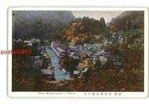 XyU3991●福島 会津 東山温泉場全景 *エンタイア *傷み有り【絵葉書】_画像1