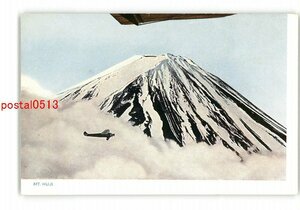 XyW2333●日本航空輸送株式会社 富士山と飛行機 *傷み有り【絵葉書】