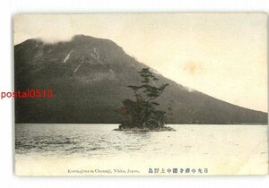 XZB5189●栃木 日光中禅寺湖中上野島 *傷み有り【絵葉書】