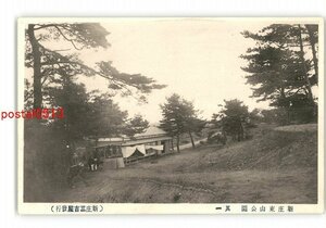 XZE2610●山形 新庄東山公園 その1 *傷み有り【絵葉書】