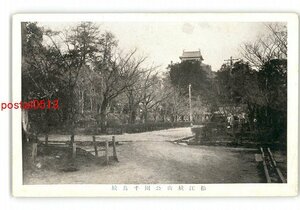 XZG4012●島根 松江城山公園千鳥城 *傷み有り【絵葉書】