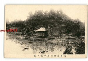 XZG2300●東京 石神井村山宝寺池の景 *傷み有り【絵葉書】