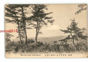 XZG8464●神奈川 箱根 富士見平より富士山 *傷み有り【絵葉書】