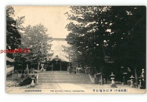 XZJ2848●静岡 浜松名所 甲江山鴨江寺 *傷み有り【絵葉書】