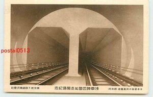 Xm8360●東京 地下鉄 河底隧道【絵葉書】