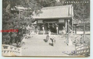 Xq6621●愛媛 宇和島 和霊神社 随神門【絵葉書】