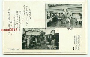 H1941●栃木 鬼怒川温泉ホテル 大広間 喫茶室と酒場【絵葉書】