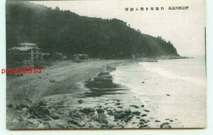 J3384●静岡 熱川温泉 海岸【絵葉書】