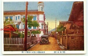 J0008●新潟 寺泊市街【絵葉書】