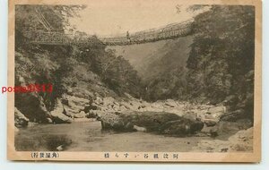 S8967●徳島 祖谷 かずら橋【絵葉書】