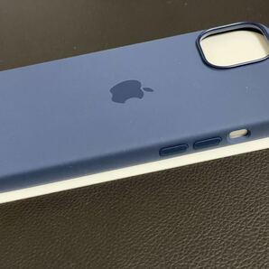 Apple アップル 純正 iPhone 15 シリコンケース・ストームブルー 新品の画像6