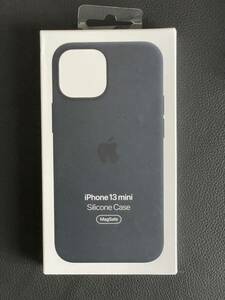 Apple Apple оригинальный iPhone 13 mini силиконовый чехол * midnight новый товар 