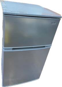 送料無料g30882 2ドア冷凍冷蔵庫 90L ヤマダ電機 YRZ-C09G1 2019年製 小型 右開き 家電 一人暮らし用