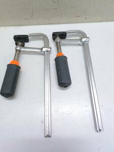 送料無料g30766 パワー クランプ SPEED POWER CLAMP 250×80mm 2点セット バイス 固定具 クランプ 大工道具 DIY