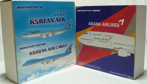 JCwings(1/200) large . aviation 747-8i HL7630 / Asiana Airlines 747-400M HL7421 × total 2 piece set 