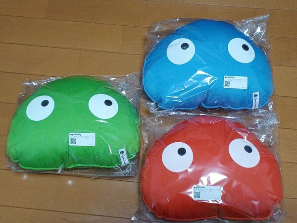 フジロックフェスティバルゴンちゃんクッション(ピロー)全3種セット新品未開封FUJI ROCK FESTIVAL岩盤GAN-BAN