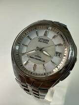 CITIZEN ATTESA H410-T007627 シチズン アテッサ 電波ソーラー メンズ腕時計 文字盤シェル _画像1